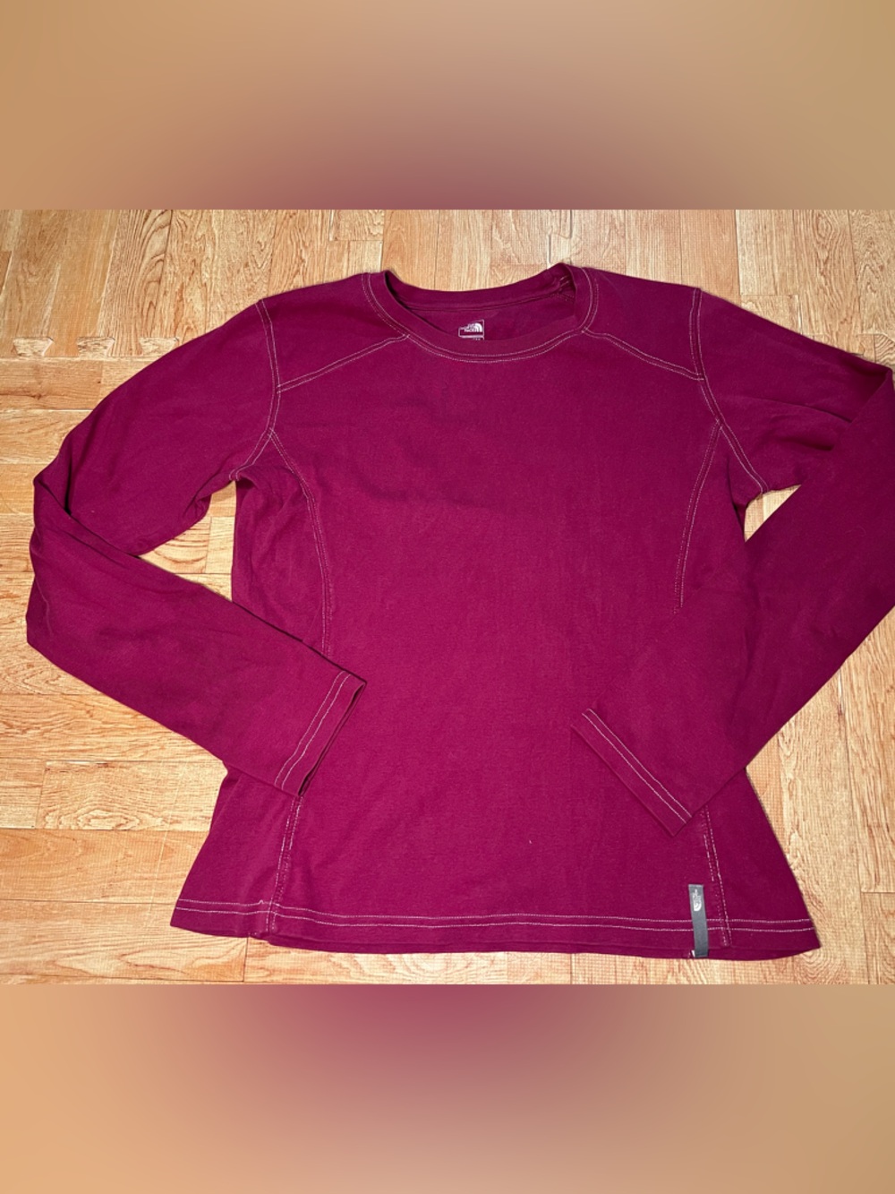 The North Face Burgundy Sweatshirt Women’s Large Crewneck Cozy‎ Athleisure